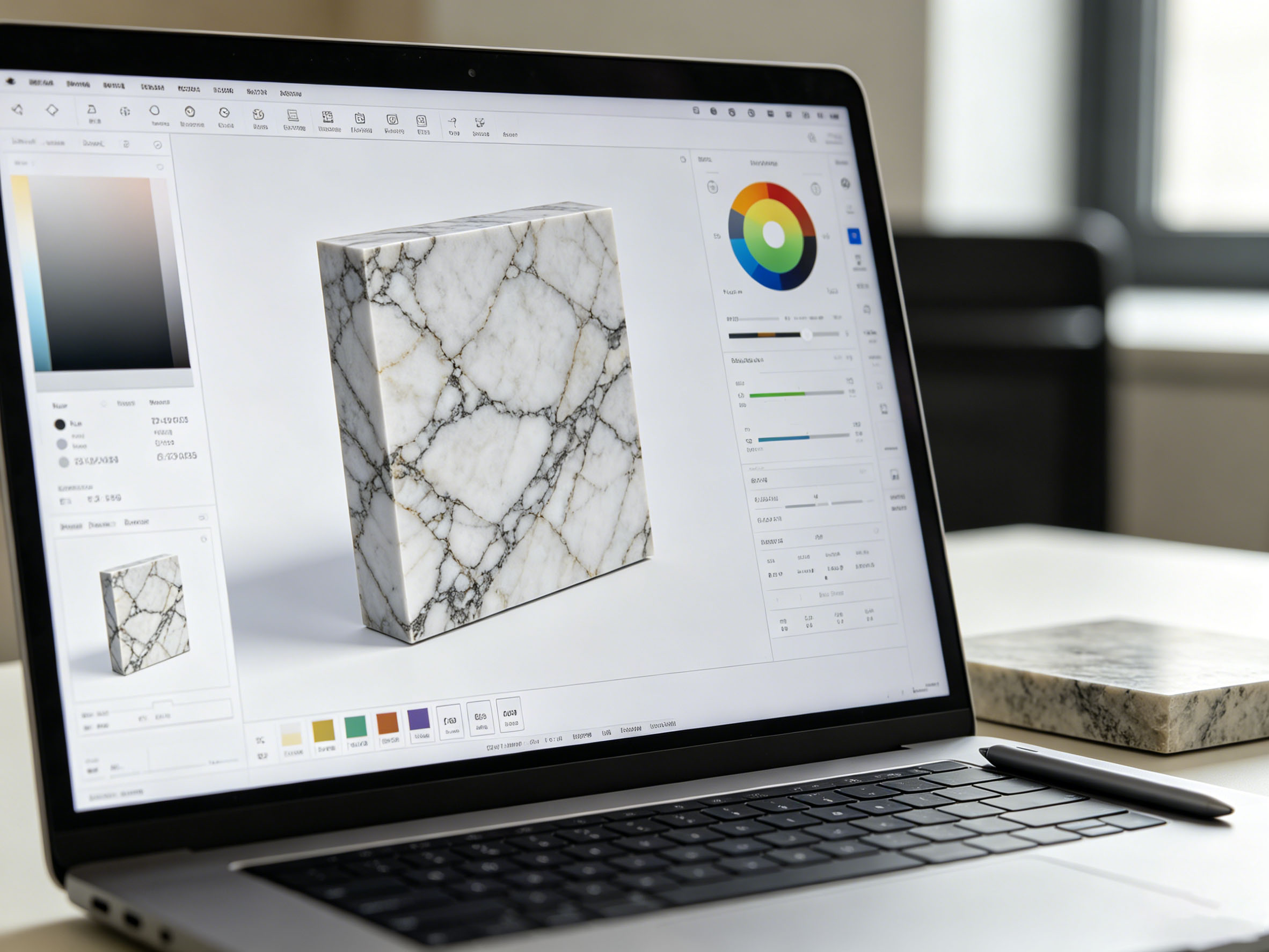 3D Printing Process of Quartz Slabs
