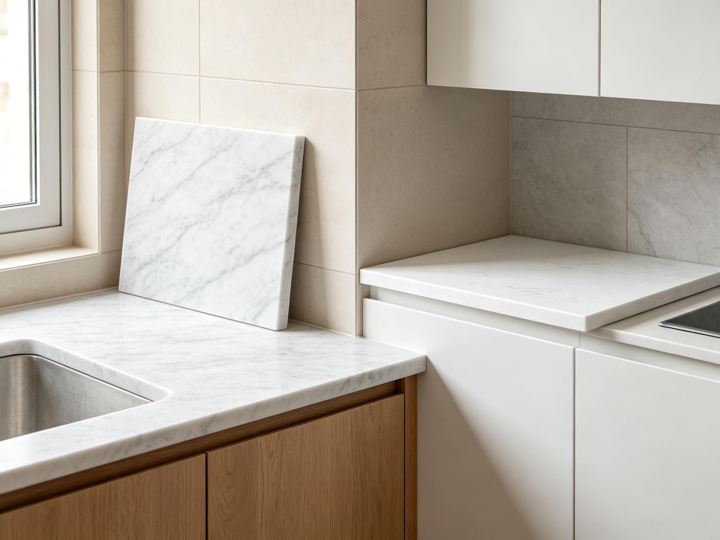 Carrara Quartz vs Statuario Quartz Key Differences in Appearance, Quality, and Pricing(2)